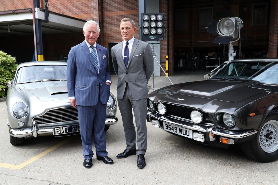 Koning Charles met ‘James Bond’-acteur Daniel Craig.