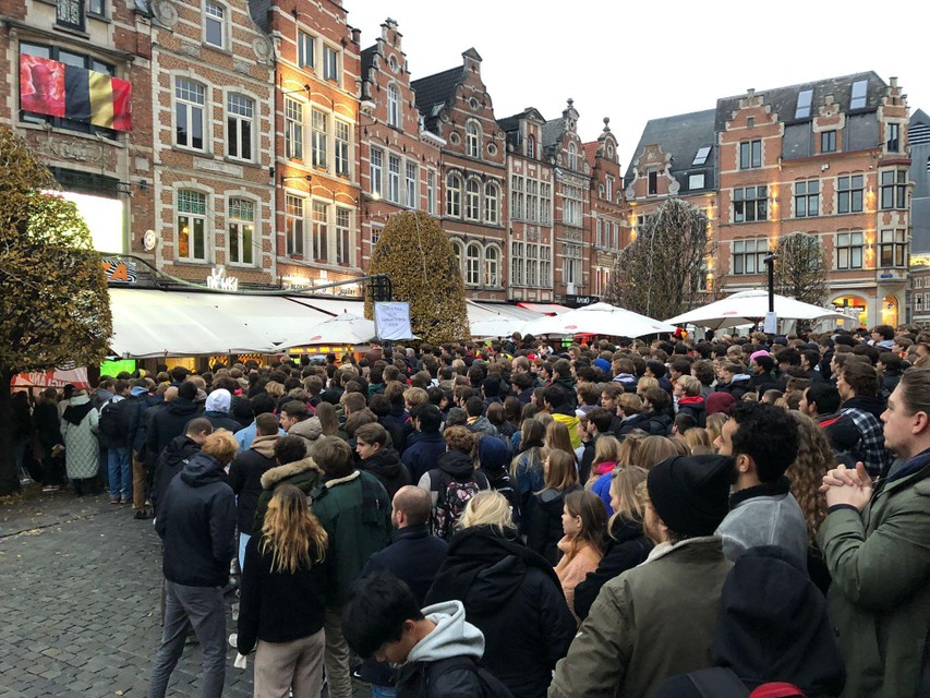 Oude Markt, Leuven. 
