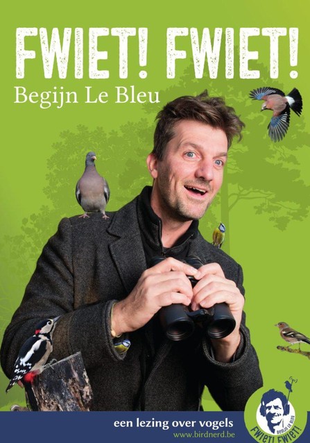 Begijn Le Bleu kan bijzonder onderhoudend vertellen over vogels. Hij doet dit in park Schildehof.
