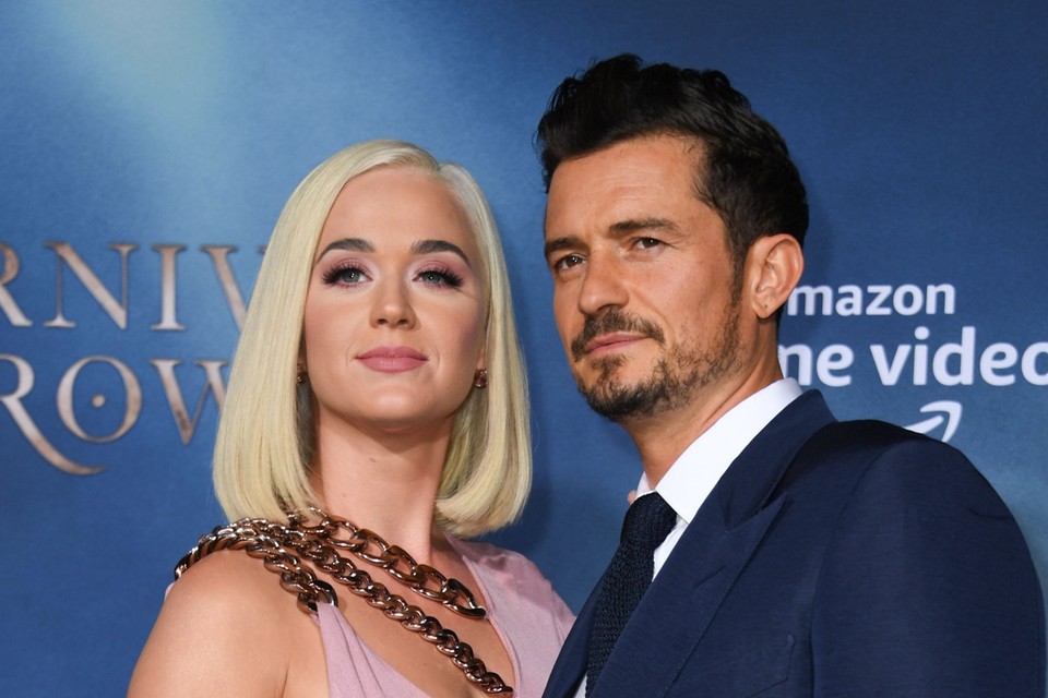 Katy Perry en Orlando Bloom: even wachten met de huwelijksklokken.