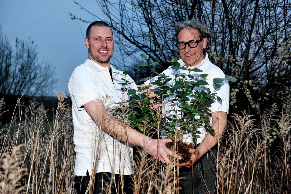 Bas en Paul Luttik gaan bomen planten in Oekraïne.