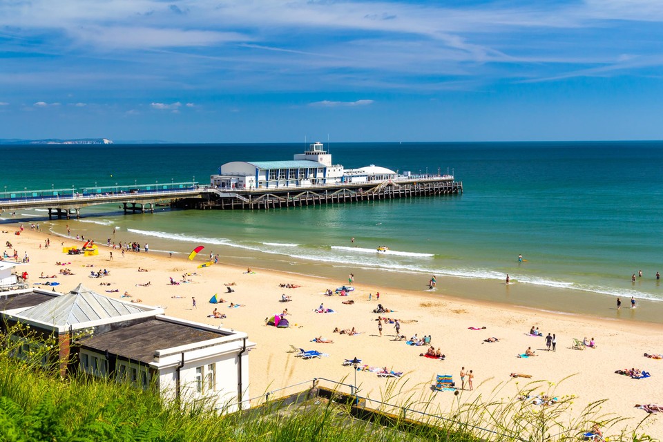 De Dorset pier in de Britse kustplaats Bournemouth