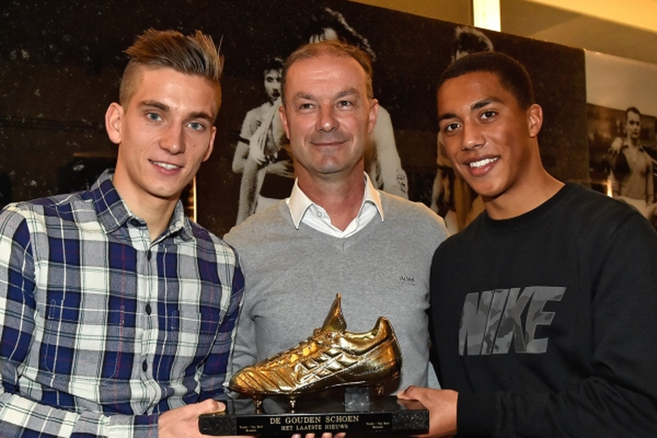 Jean Kindermans (central) launched Golden Shoes Dennis Praet and Youri Tielemans, among others. 