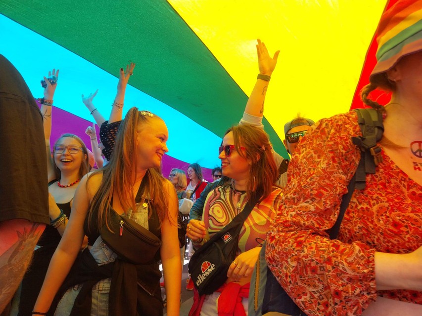 Around 70,000 people participated in the Brussels Pride on Saturday.