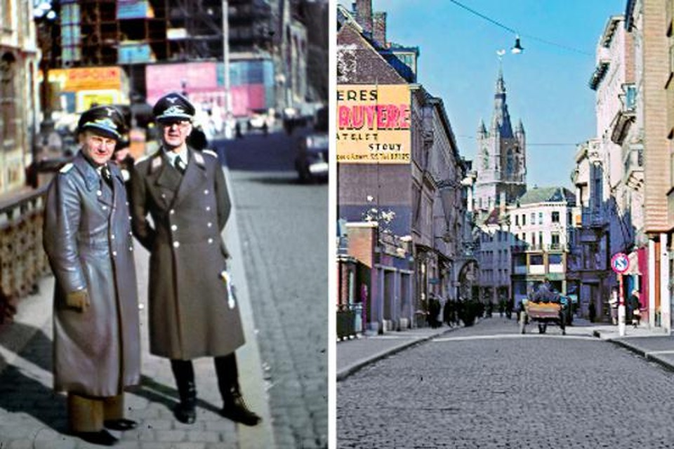 Bindewald (links) maakte heel wat foto’s tijdens zijn jaren in Gent. 