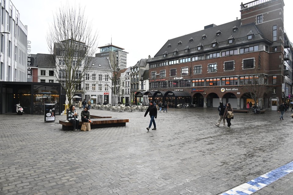 De Hasseltse binnenstad is voor 94 procent verhard.