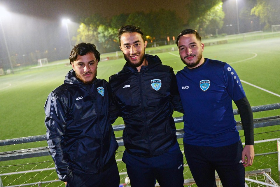 Oussama Ahmidi, Hamza Ahmid en Brahim Ahmidi spelen met Inkad Diegem ook volgend seizoen in vierde provinciale.