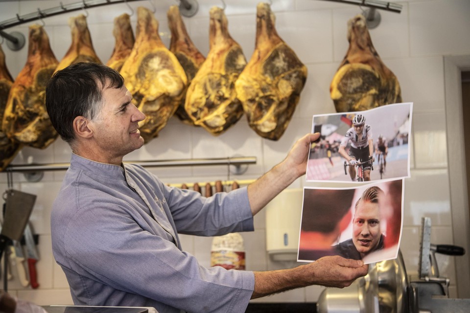 Slager Eddy Slootmaekers herkende als een van de weinigen Wilco Kelderman van de foto.