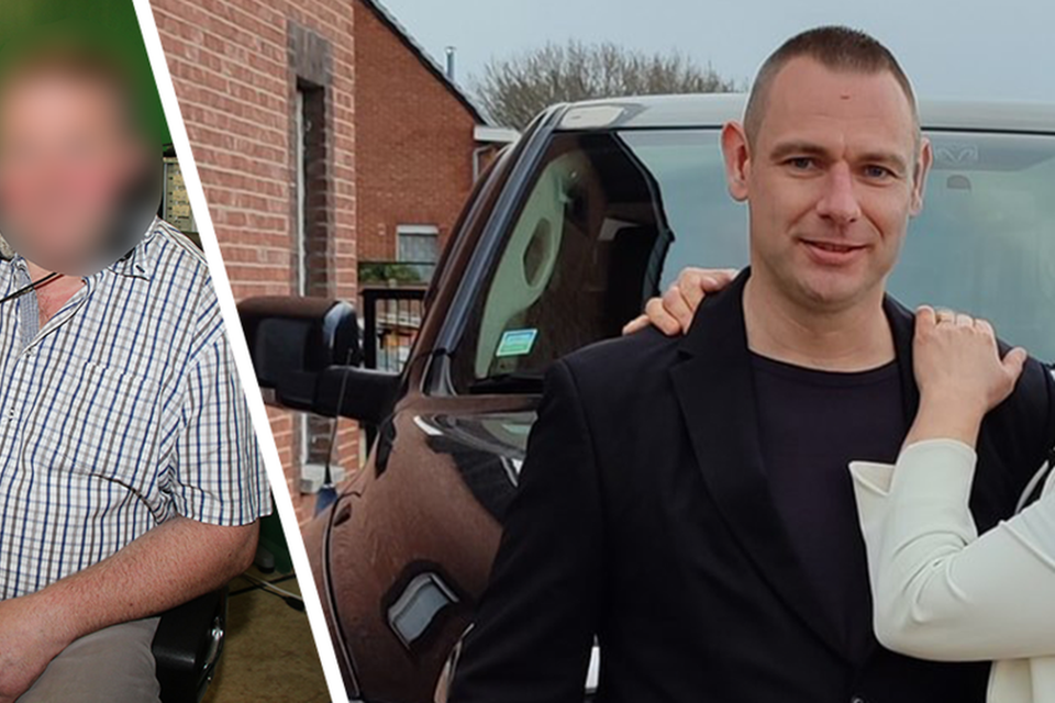 The retired butcher dd (left) put his son -in -law Tim Wils (right) death.