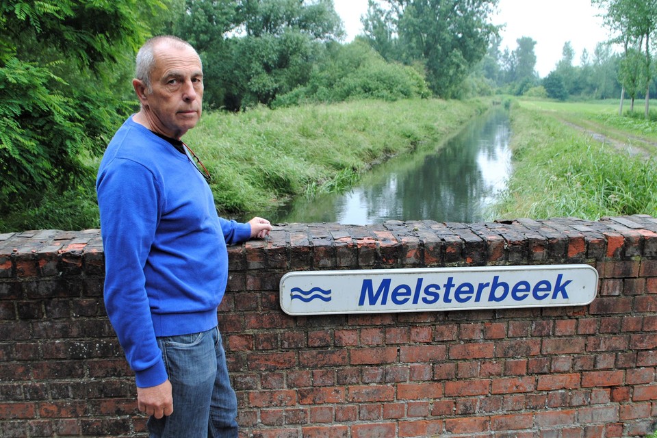 De Melsterbeek, één van de meetpunten in Vlaanderen. 