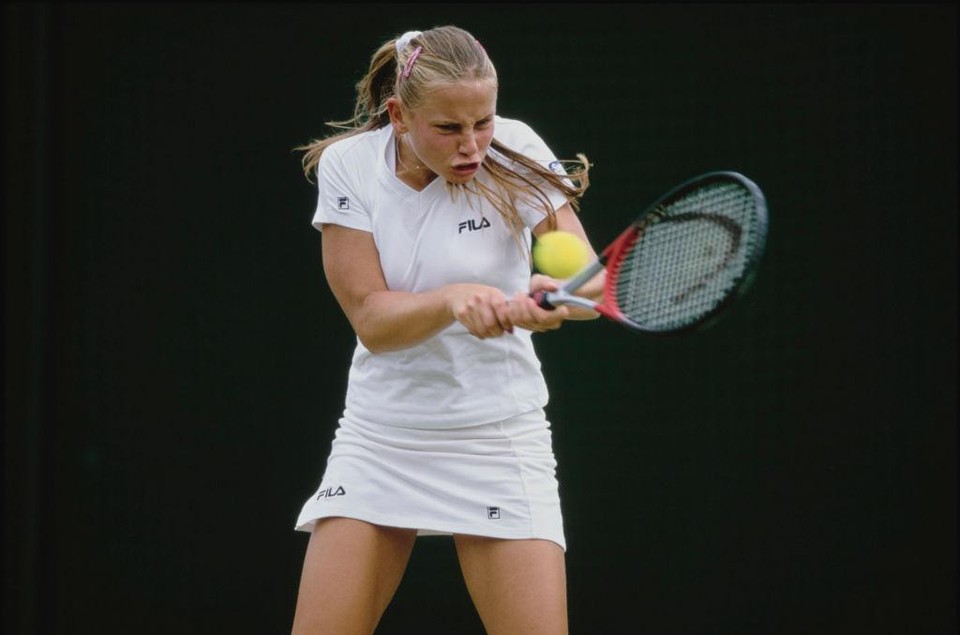 Jelena Dokic as a 17-year-old at Wimbledon