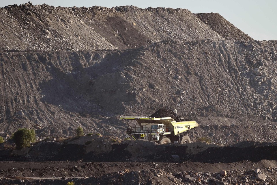 Een kolenmijn in Australië.