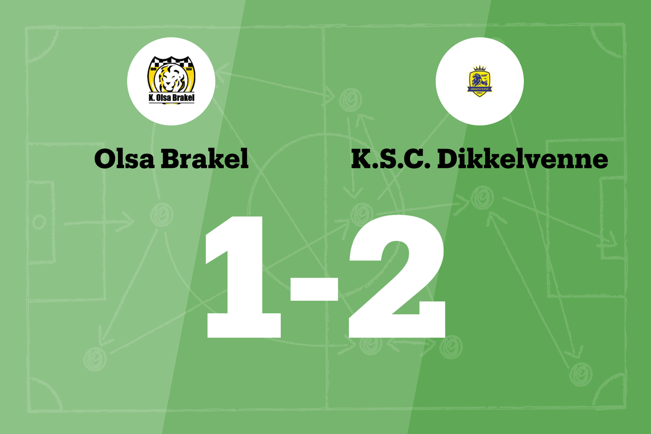 KSC Dikkelvenne Wint Wedstrijd Tegen Olsa Brakel (Brakel) | Het Nieuwsblad