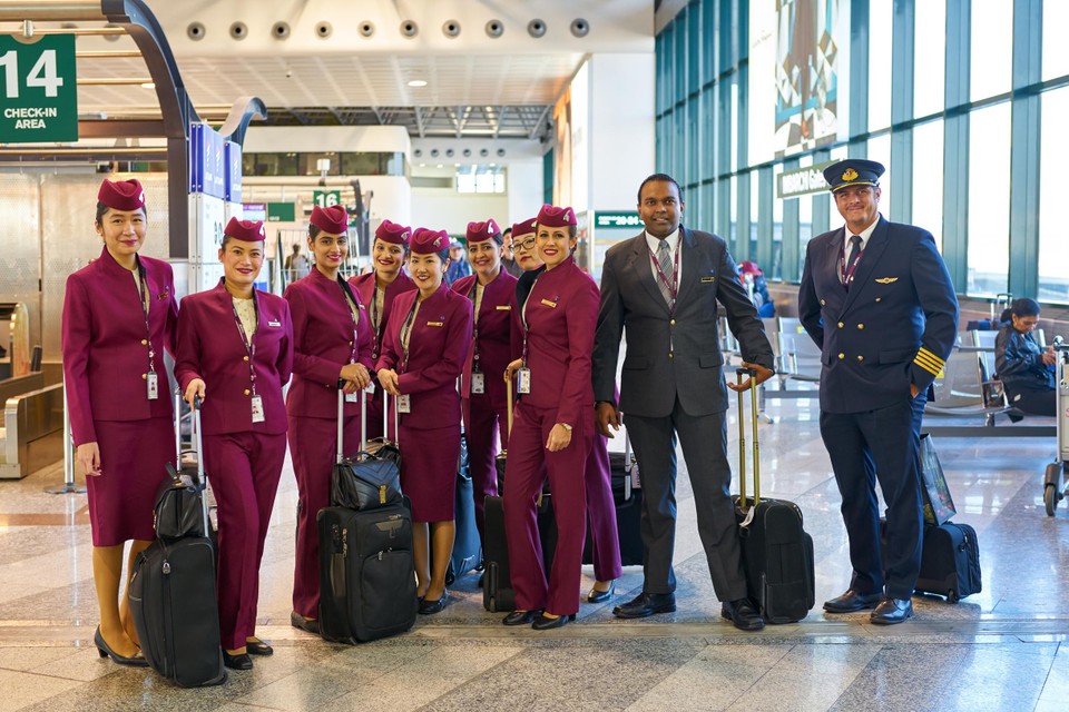 Personeel van Qatar Airways