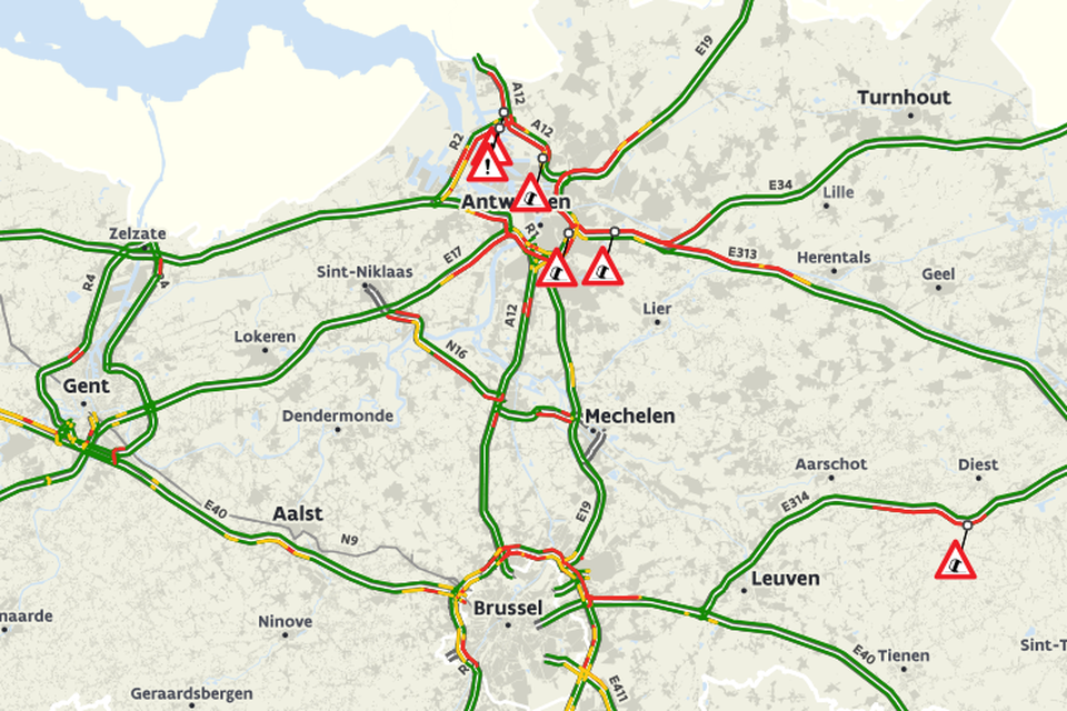 Particularly much traffic due to Ascension weekend