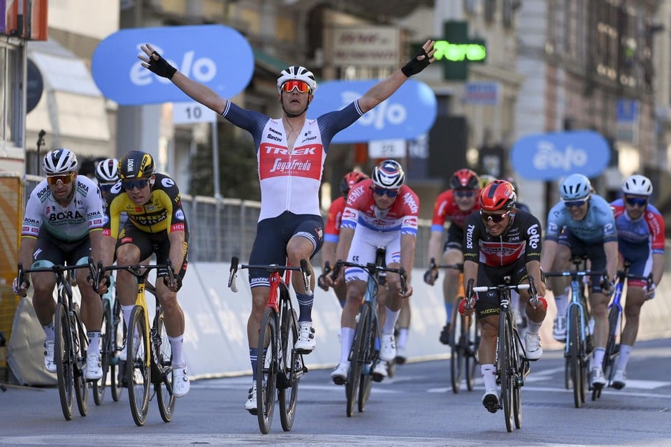 In 2021 sprintte Ewan naar de tweede plek, na Jasper Stuyven.