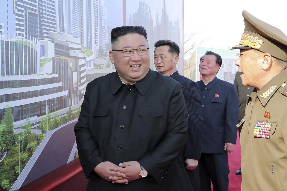 Noord-Koreaans leider Kim Jong-un (links).