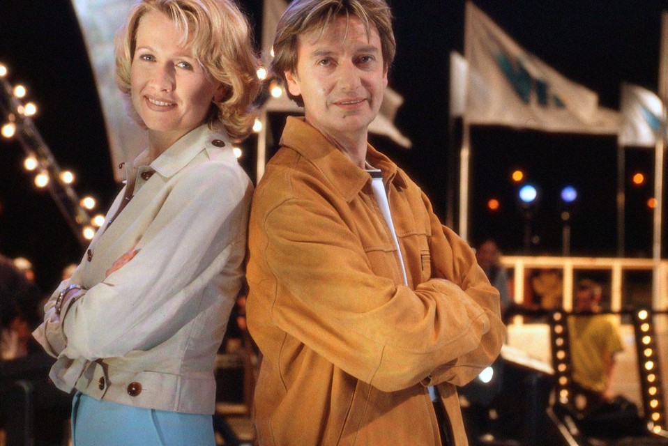 Anne De Baetzelier en Willy Sommers in 1997. 