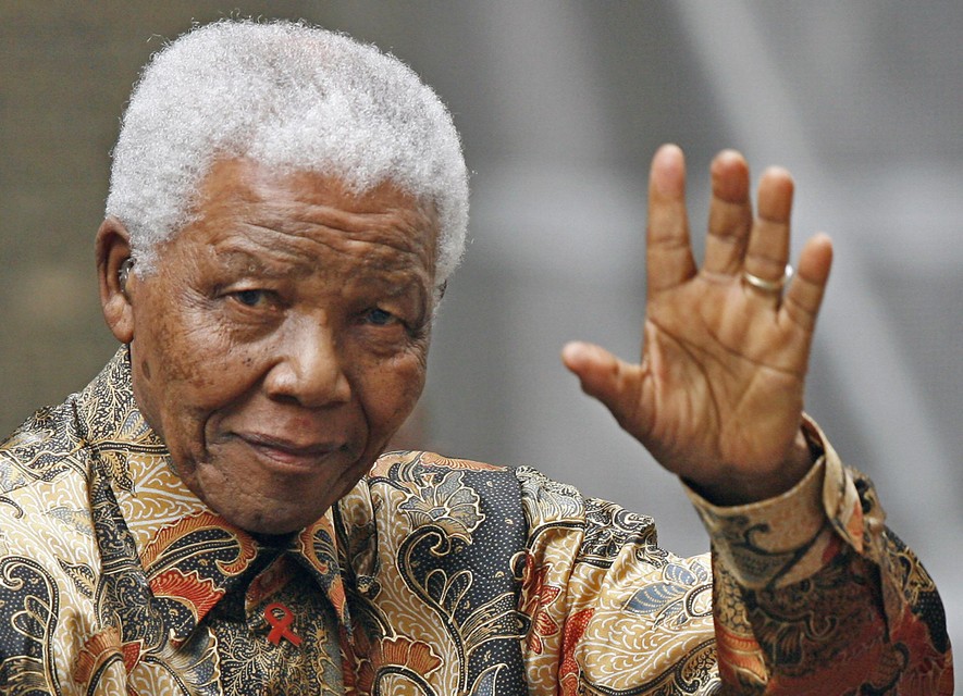 Nelson Mandela. 