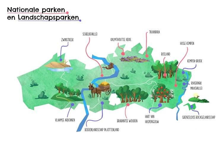 Van de 23 gebieden die naar de titel van Nationaal of Landschapspark dongen, mogen er dertien een masterplan voor de finale beoordeling opmaken.