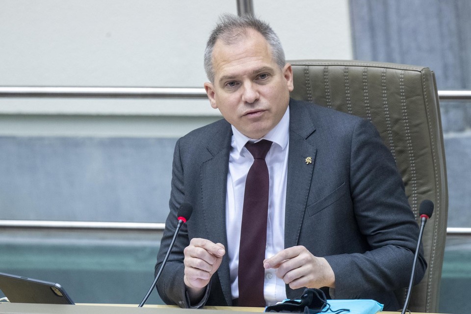 Vlaams minister van Wonen Matthias Diependaele (N-VA) 