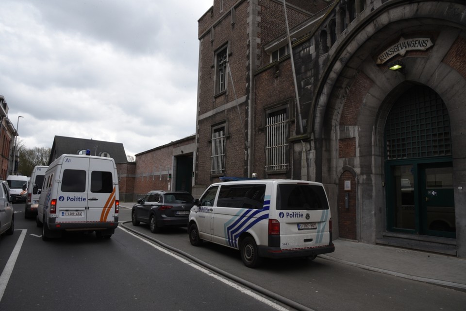 De federale reserve kwam half maart ook al naar de gevangenis in de Sint-Jacobstraat, samen met de collega’s van de lokale politie. 