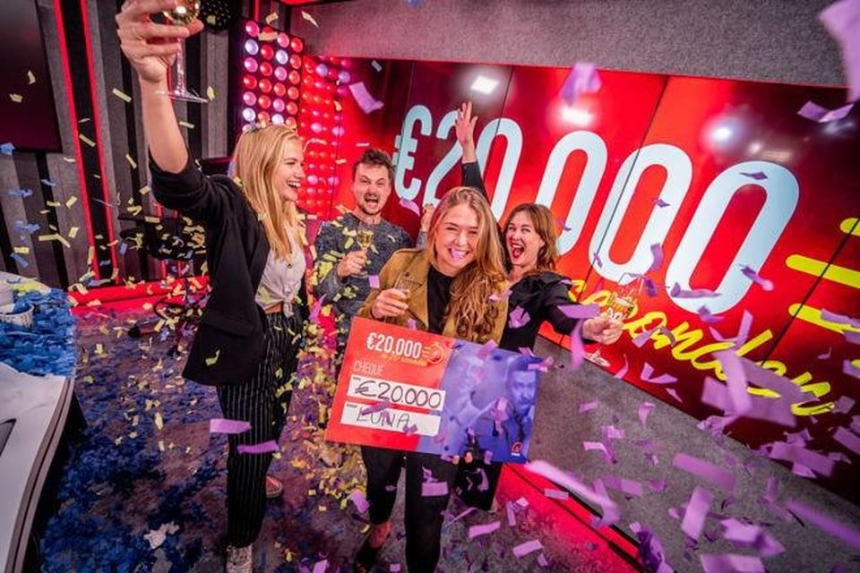 Qmusic-luisteraar Luna won vrijdag 20.000 euro.