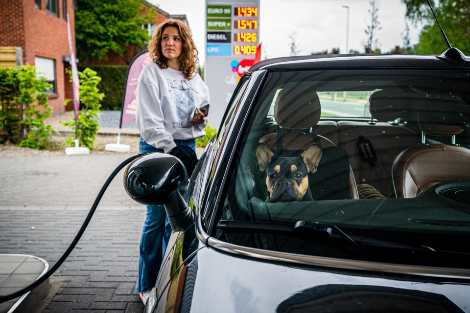Voor een liter benzine 98 betaalt u nu 1,85 euro, voor diesel 1,77 euro (foto: mei 2021, vóór de piek in brandstofprijzen). 