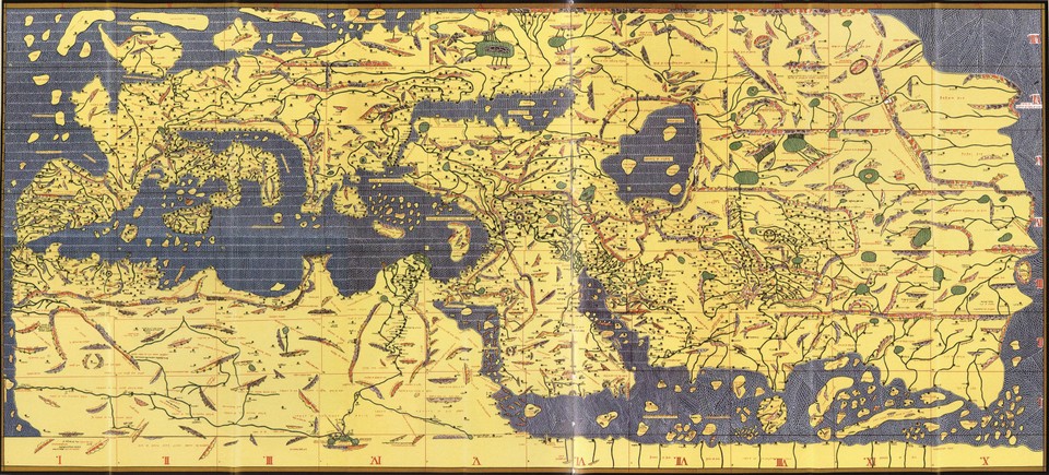 De wereldkaart van Muhammad Al-Idrisi.