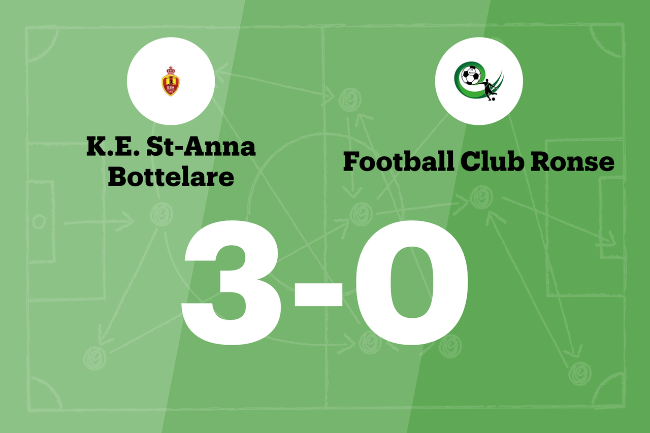 ESA Bottelare Boekt Overtuigende Zege Tegen FC Ronse (Ronse) | Het ...