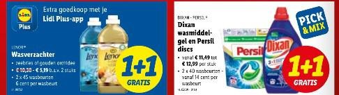 De ‘1 plus 1’ bij Lidl is goedkoper dan bij Albert Heijn. Voor 5,19 euro krijg je namelijk twee grotere flessen. 