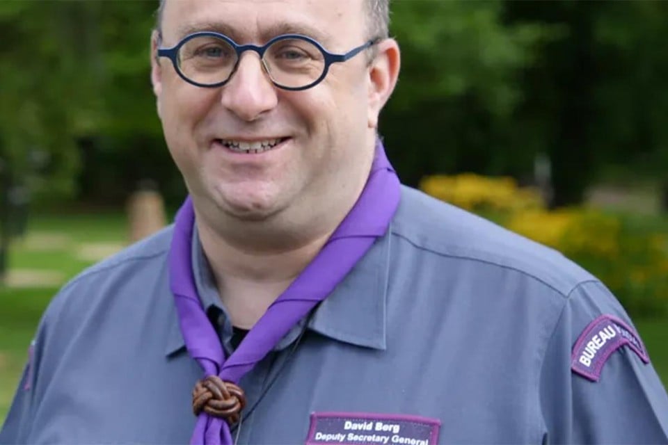 David Berg (45) is the first to be Fleming once at the head of World Scouting (inland)