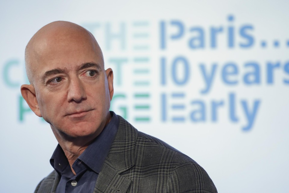 Amazon-oprichter Jeff Bezos zag zijn vermogen tijdens de coronacrisis sterk toenemen. 