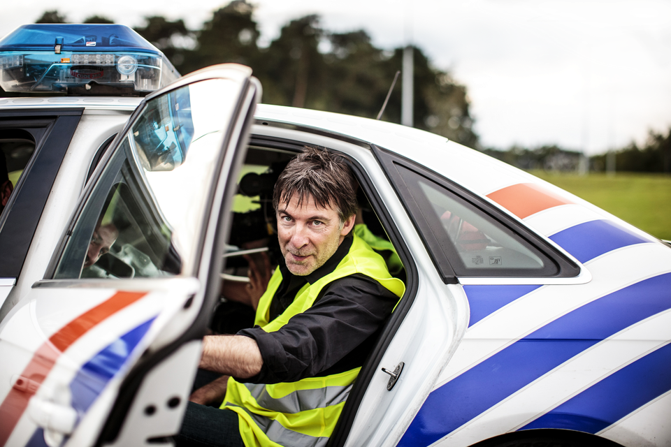 Al zes jaar rijdt Luk Alloo mee met de wegpolitie. “Het beste moet nog uitgezonden worden.”