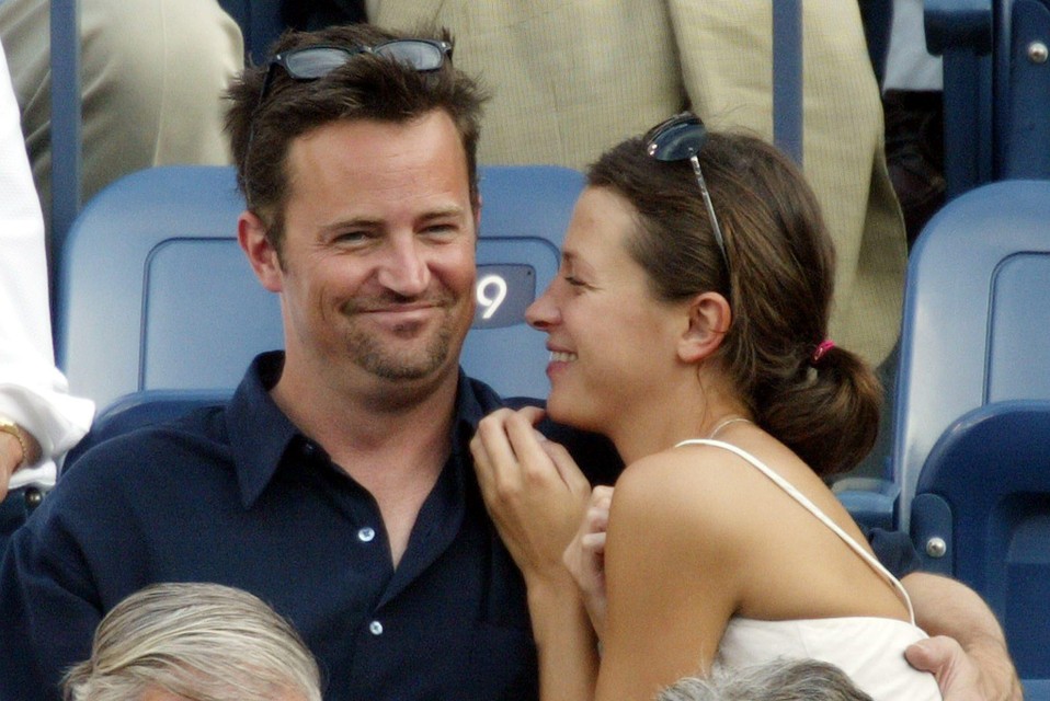 Perry en Rachel Dunn in 2003.