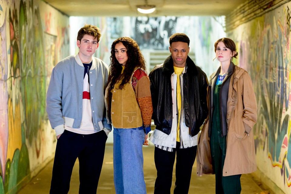 Ayana Doucouré, Jonathan Michiels, Margaux Caulier en Wesley Ngoto