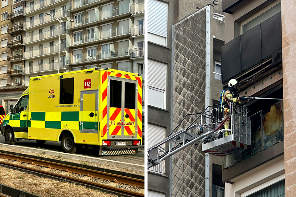 Fatal victim at a heavy apartment fire in De Haan (De Haan)