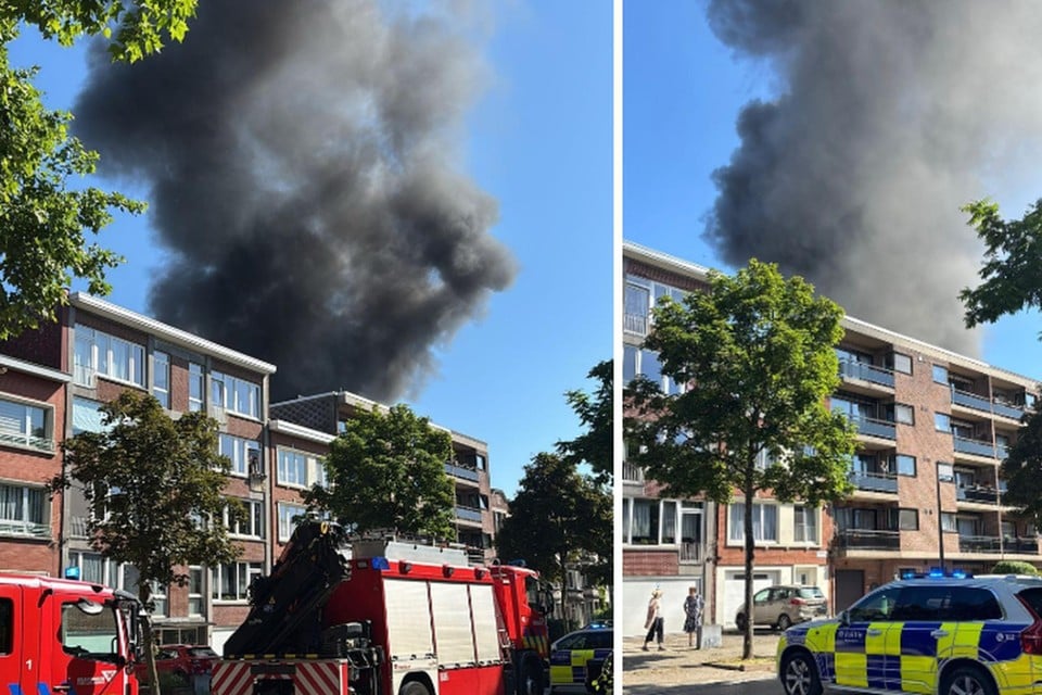 Heavy house fire in Deurne: Fire brigade massively pulled out, mother and her 1-year-old child taken to hospital (Deurne)