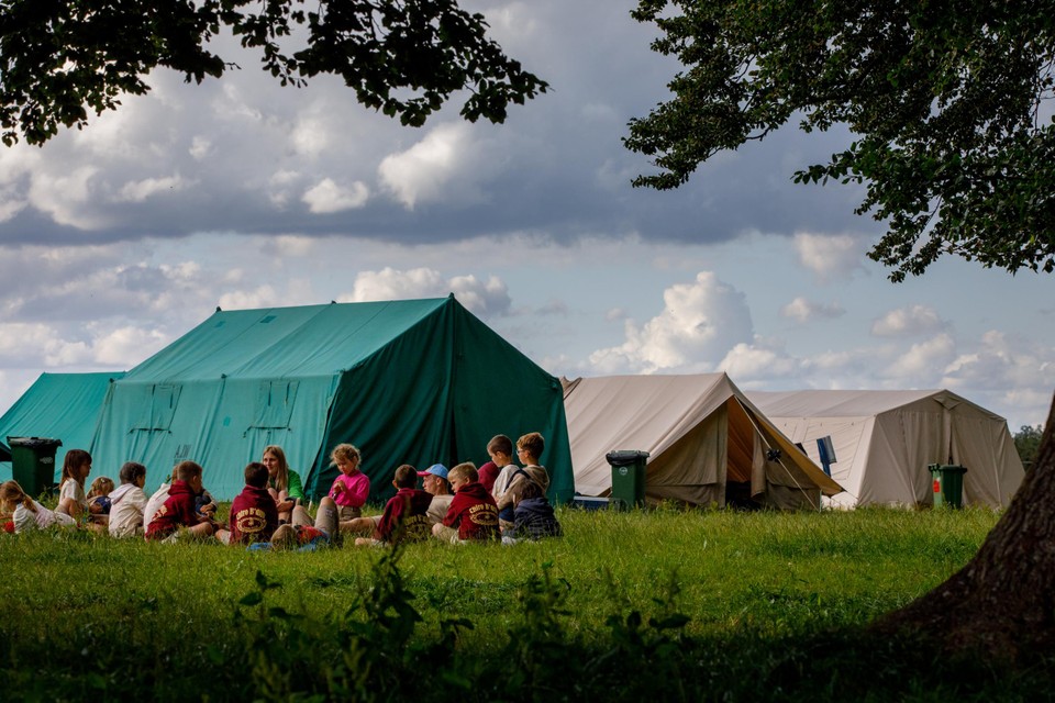 Chiro Begijnendijk op kamp in Amel. 