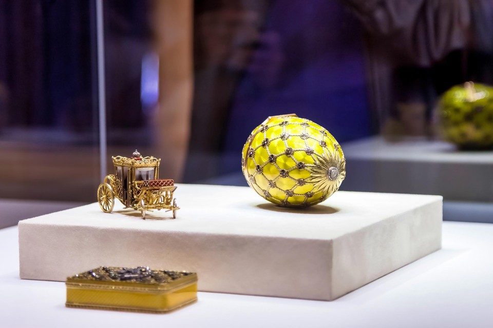 Uovo Fabergé in mostra in Russia.  