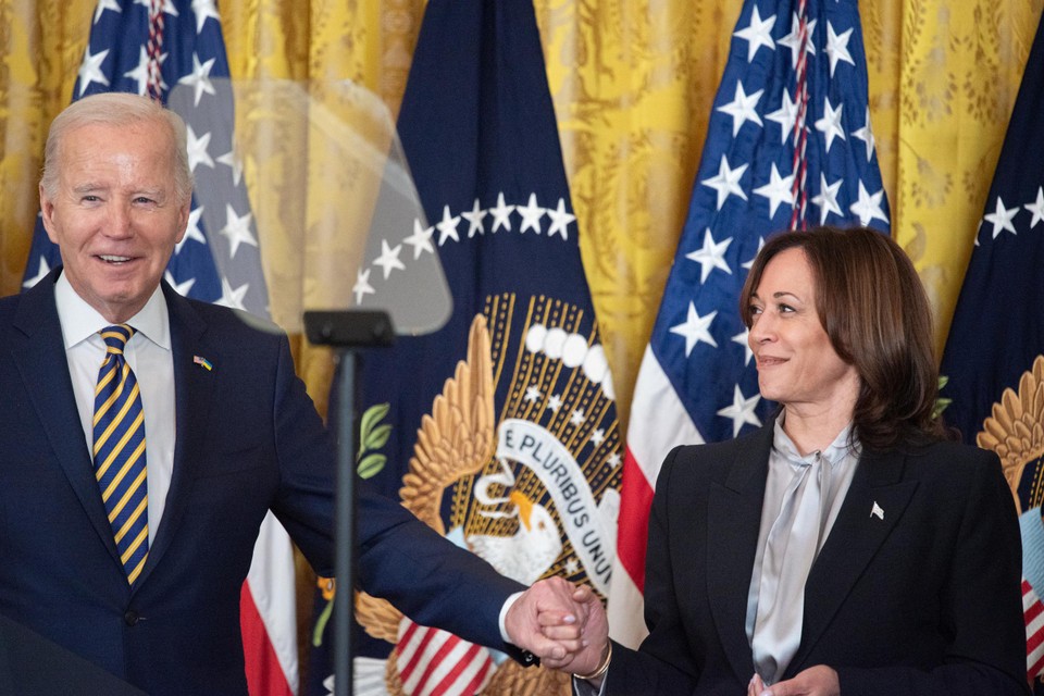 President Joe Biden en vice-president Kamala Harris.