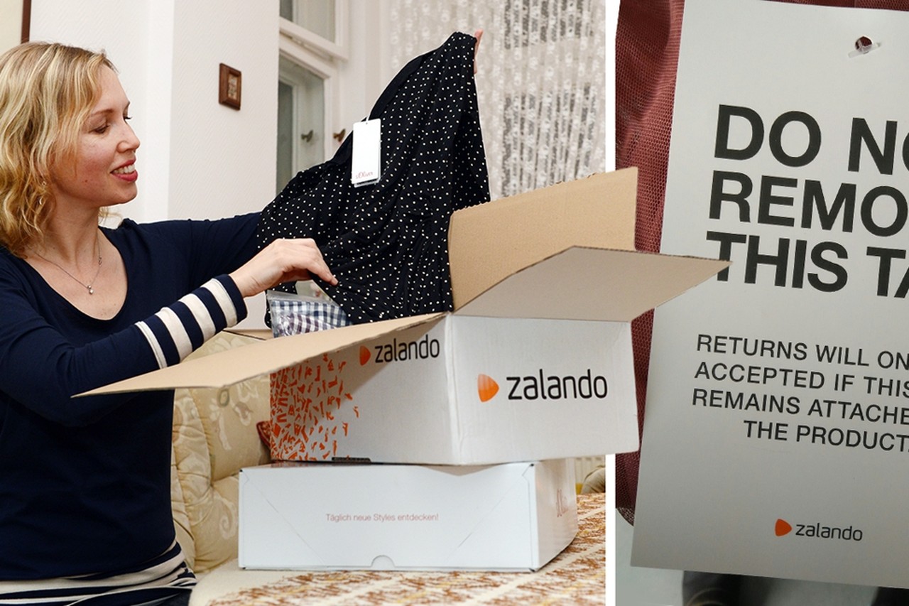 Wees tevreden scheepsbouw vlotter Zalando is het beu: groot etiket moet voorkomen dat je gedragen kleding  terugstuurt | Het Nieuwsblad Mobile