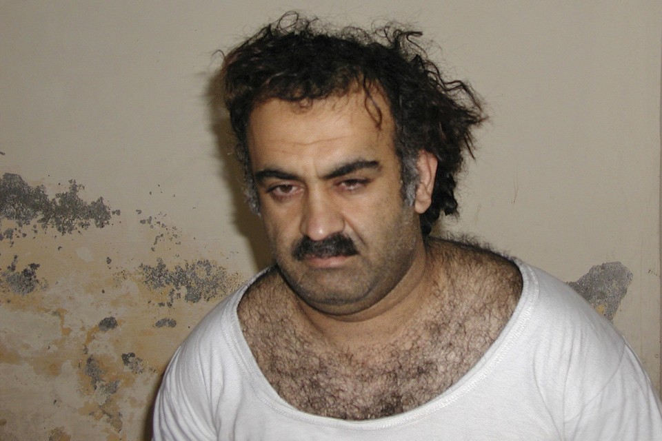 Khalid Sheikh Mohammed in 2003, kort na zijn arrestatie