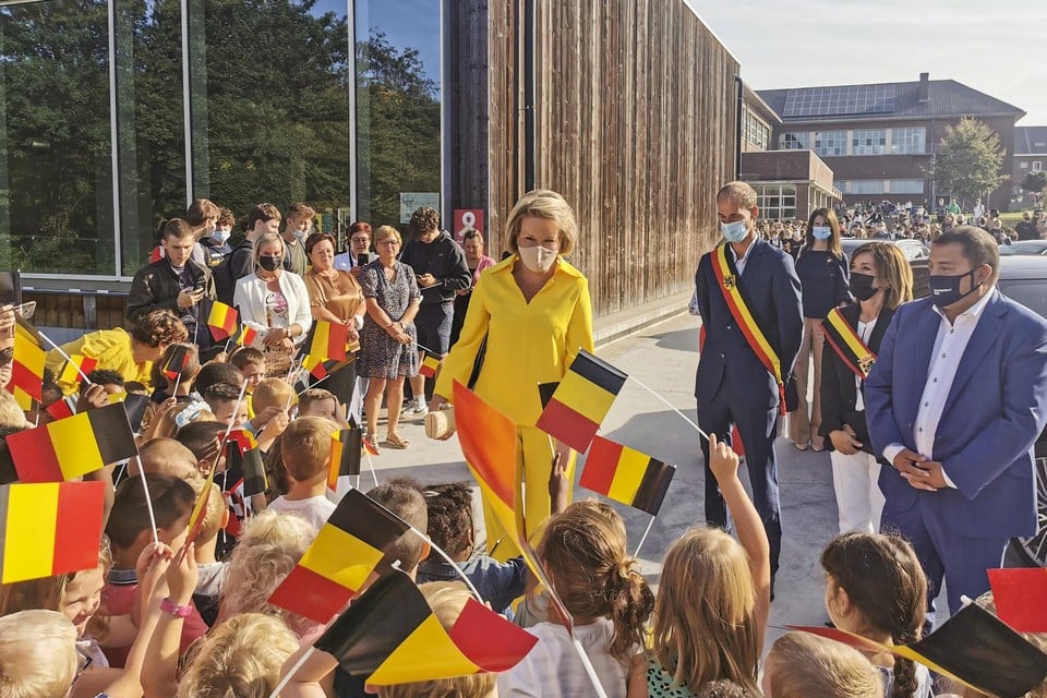 L'accueil dans l'école du futur a été très chaleureux.