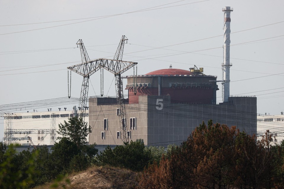 De kerncentrale van Zaporizja is de grootste van Europa. 