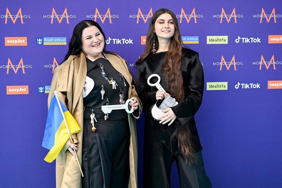 Alyona Alyona en Jerry Heil, de Oekraïense inzending van dit jaar.