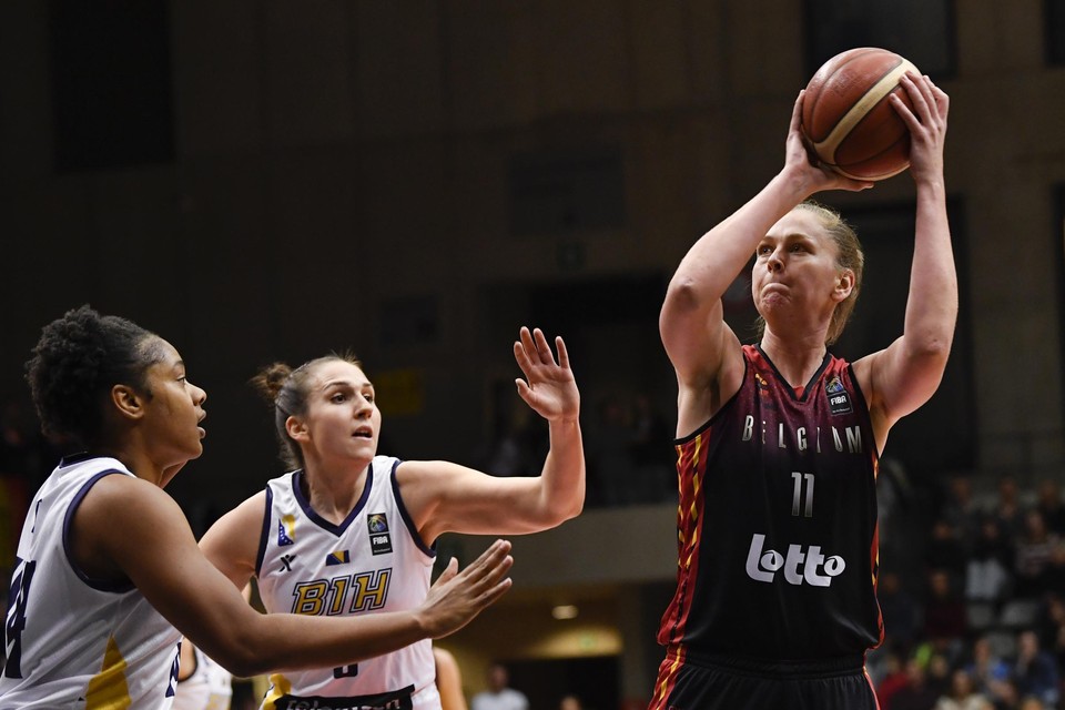Emma Meesseman can be admired tonight in Bergen with the Belgian Cats.