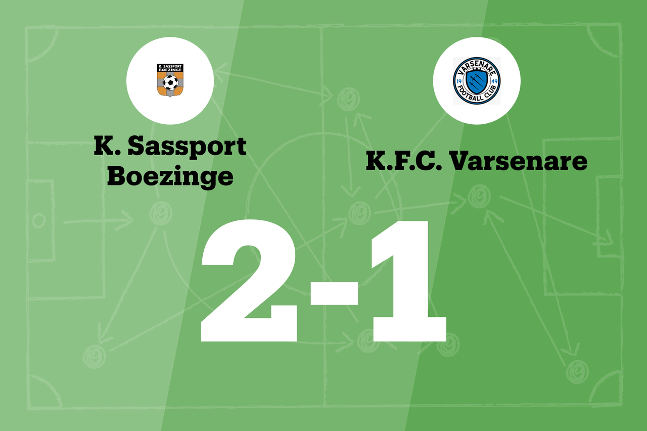 Sassport Boezinge Maakt Het Verschil In De Tweede Helft Tegen FC ...