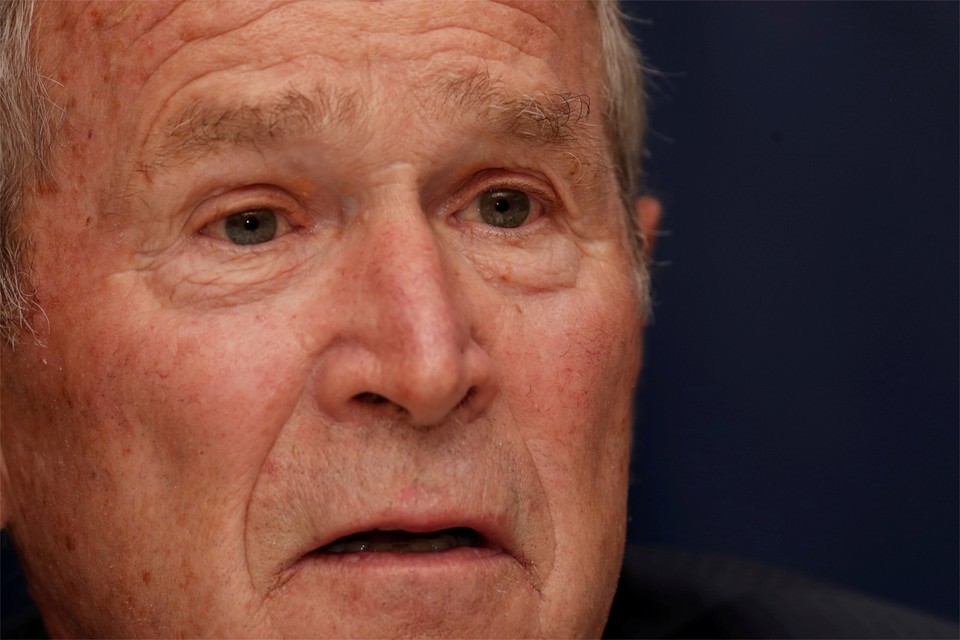 Oud-president George W. Bush . 