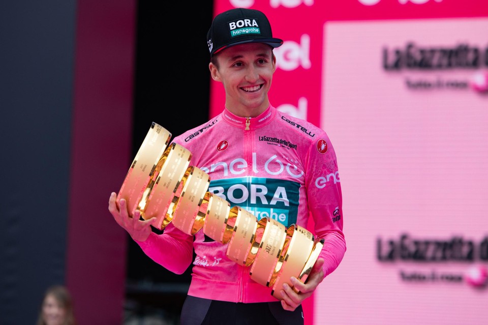 De Australiër Jai Hindley schonk het team de eindzege in de Giro van 2022. 
